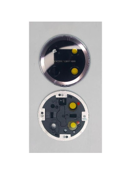 Cristal de camara para Honor X9C 5G con marco morado calidad premium