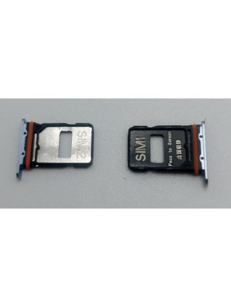 Soporte o bandeja sim azul para Xiaomi Poco F7 Pro 5G calidad premium