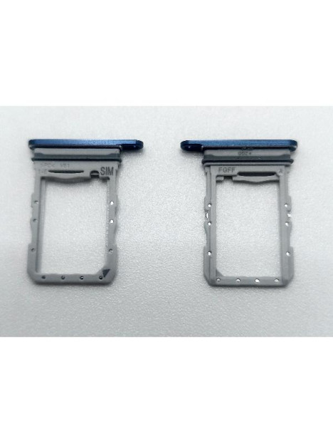 Soporte o bandeja sim azul para Samsung Galaxy Z Flip 7 F766 calidad premium