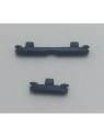 Set de 2 botones laterales azules para Motorola Moto G86 5G calidad premium
