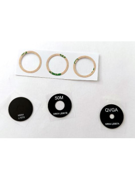 Set de 3 cristales de camara para Xiaomi Redmi 15 4G calidad premium