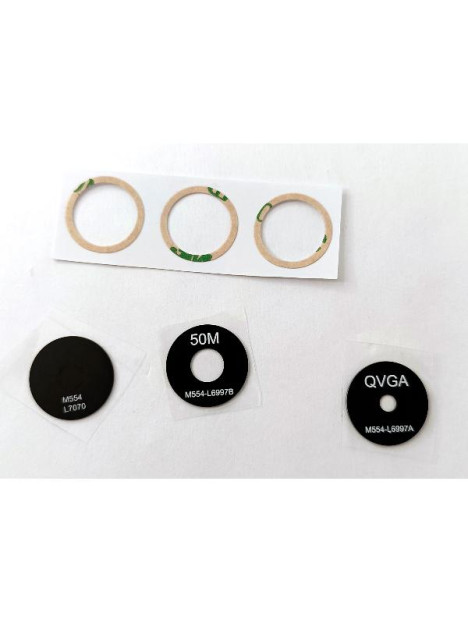 Set de 3 cristales de camara para Xiaomi Redmi 15 4G calidad premium