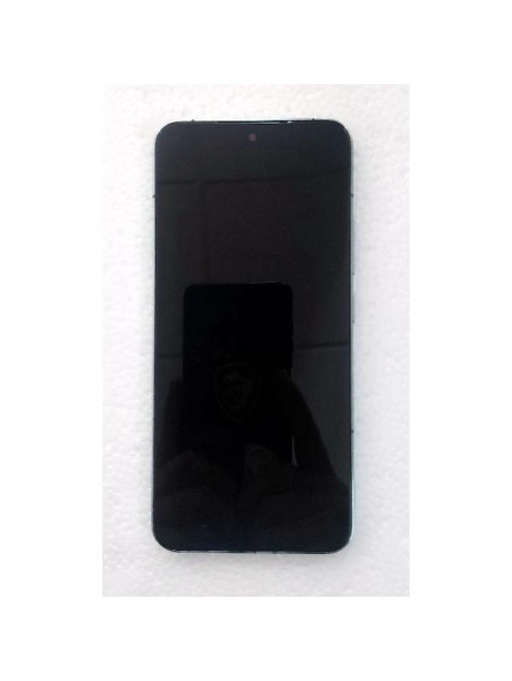 Pantalla lcd para Xiaomi 14 mas tactil negro con marco verde compatible Oled