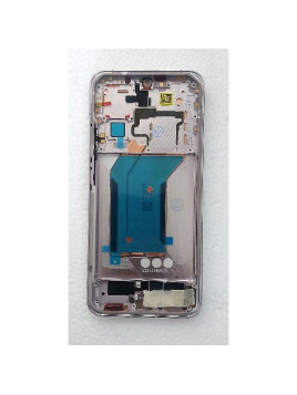 Pantalla lcd para Xiaomi 14 mas tactil negro con marco rosa compatible Oled