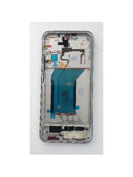 Pantalla lcd para Xiaomi 14 mas tactil negro con marco plata compatible Oled