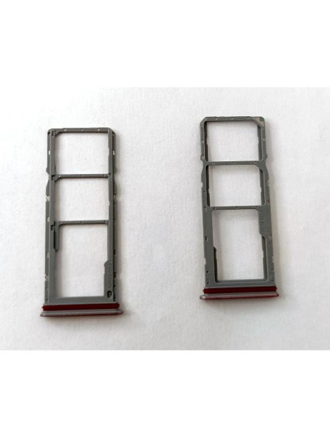 Soporte o bandeja sim roja para Realme C75 4G RMX3941 calidad premium