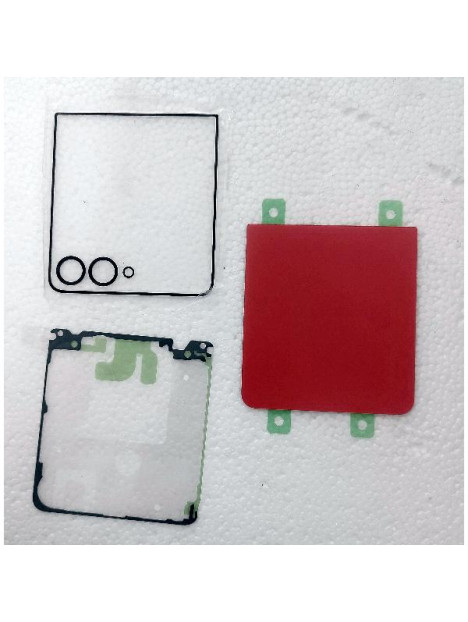 Tapa trasera o tapa bateria roja para Samsung Galaxy Z Flip 7 F766