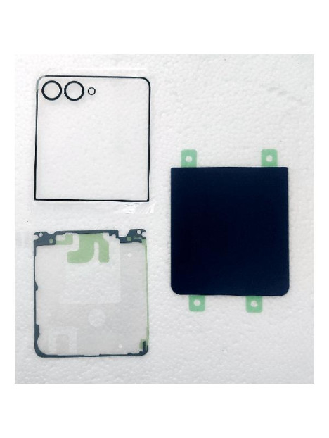 Tapa trasera o tapa bateria azul para Samsung Galaxy Z Flip 7 F766