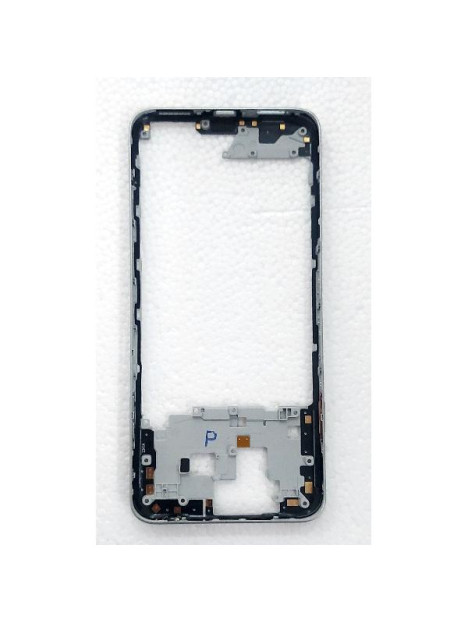 Carcasa o marco central plata para Huawei Nova Y91