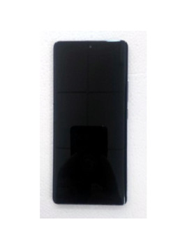 Pantalla lcd para Xiaomi Redmi Note 14 4G mas tactil negro con marco morado calidad premium