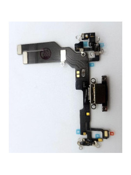 Flex puerto de carga negro para iPhone 16e A3212 A3409 A3410 A3408 calidad premium