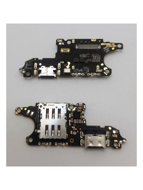 Flex puerto de carga mas lector sim y microfono para Huawei Honor 400 Lite 5G calidad premium