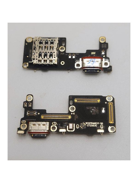 Flex puerto de carga mas lector sim y microfono para Realme GT 7 5G RMX5061 compatible