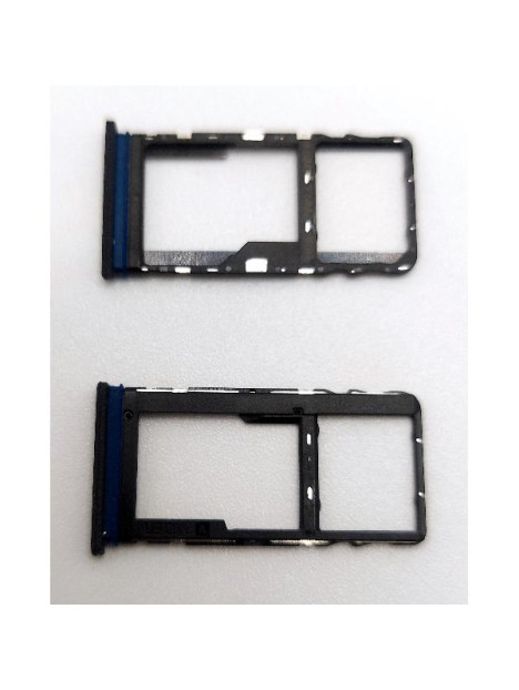 Soporte o bandeja sim negra Dual sim para TCL 40 NxtPaper 5G calidad premium