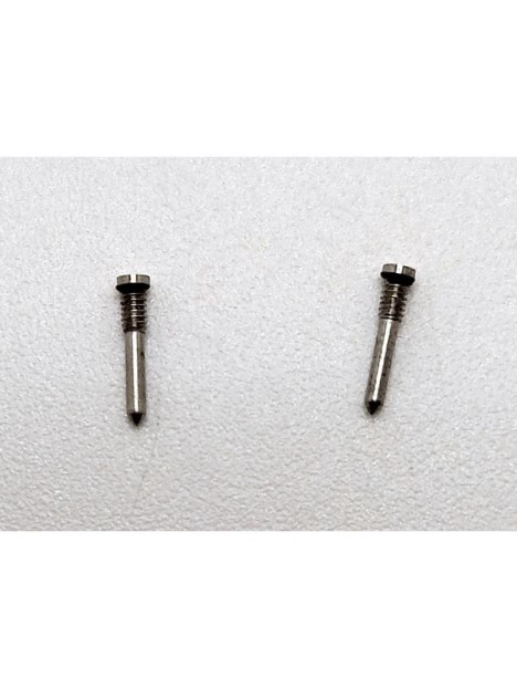 Set de 2 tornillos inferiores color titanio para iPhone 15 Pro Max A2849 A3106 A3105 A3108 calidad premium