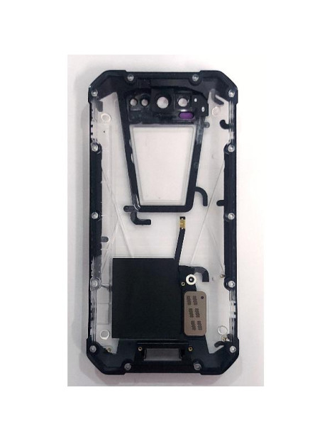 Tapa trasera o tapa bateria negra para Unihertz Tank