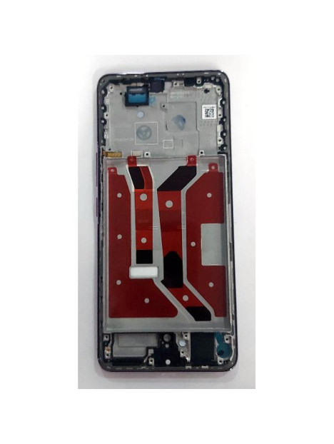 Carcasa o marco central morado para Huawei Honor X9C 5G calidad premium