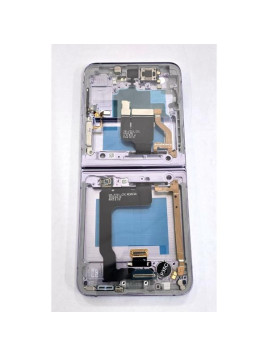 Pantalla para Samsung Galaxy Z Flip 4 5G SM-F721 mas tactil negro marco violeta ensamblado GH82-30238B Service Pack