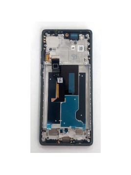 Pantalla para Motorola Moto G96 5G mas tactil negro con marco verde calidad premium