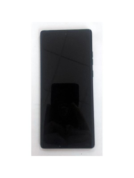 Pantalla para Motorola Moto G96 5G mas tactil negro con marco verde calidad premium