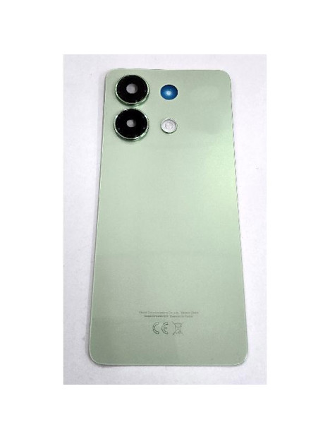 Tapa trasera o tapa bateria verde para Xiaomi Redmi Note 13 4G con cubierta de camara