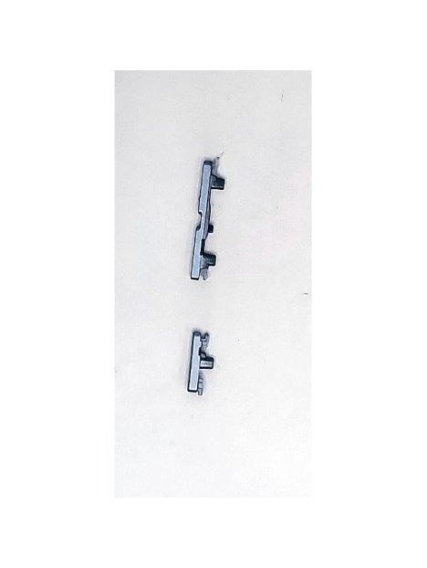 Set de 2 botones laterales azul claro para Motorola Moto G96 5G calidad premium