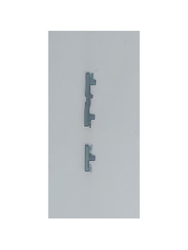 Set de 2 botones laterales verdes para Motorola Moto G96 5G calidad premium