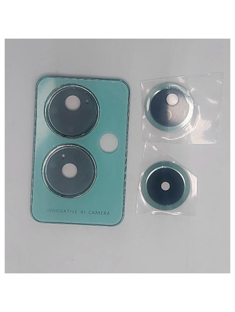 Cristal de camara para Oppo A79 5G CPH2553 con cubierta verde calidad premium