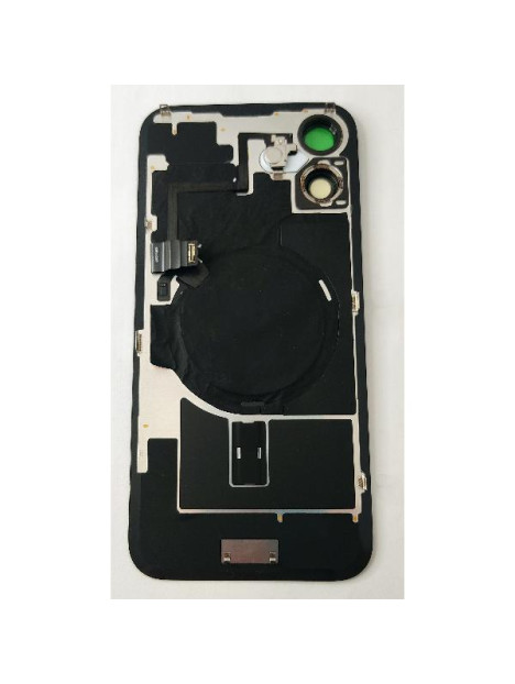 Tapa trasera o tapa bateria negra para iPhone 16 Plus con antena NFC