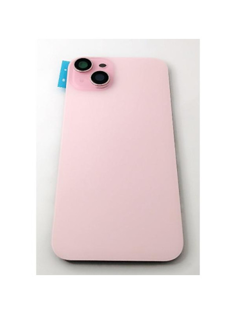 Tapa trasera o tapa bateria rosa para iPhone 15 Plus