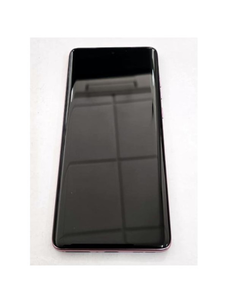 Pantalla para Motorola Moto Edge 60 Fusion XT2503-4 mas tactil negro con marco rosa 5D68C29880 Service Pack