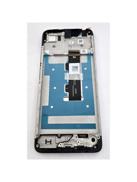 Pantalla para Motorola Moto G06 Power XT2535-13 mas tactil negro con marco negro 5D68C31392 Service Pack
