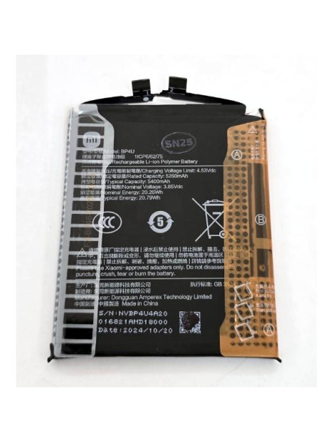 Bateria BP4U 5240mAh para Xiaomi 15 24129PN74G Service Pack
