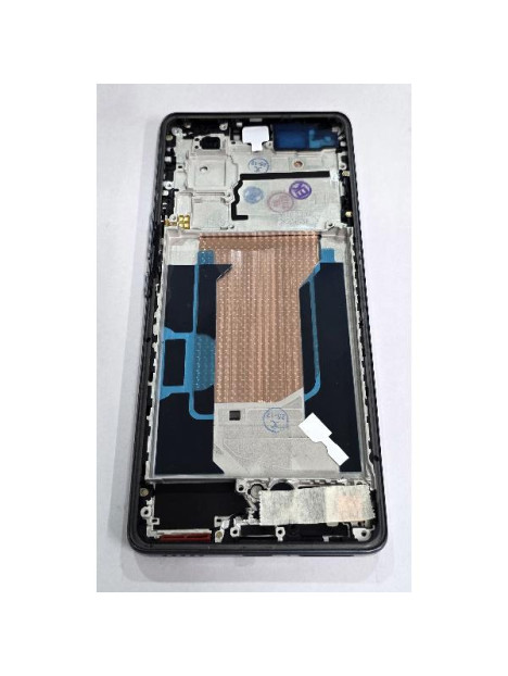 Pantalla para Vivo V40 5G mas tactil negro con marco negro compatible TFT