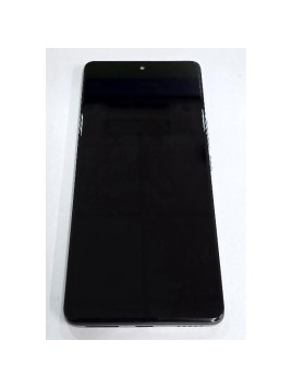 Pantalla para Vivo V40 5G mas tactil negro con marco negro compatible TFT