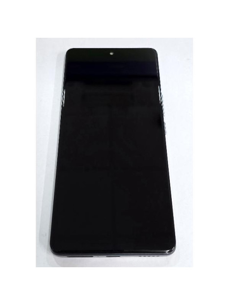 Pantalla para Vivo V40 5G mas tactil negro con marco negro compatible TFT