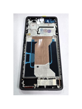 Pantalla para Vivo V40 5G mas tactil negro con marco negro calidad premium