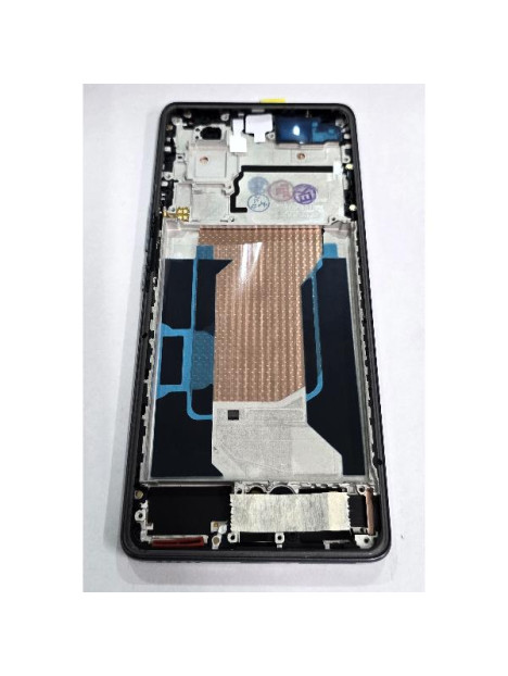 Pantalla para Vivo V40 5G mas tactil negro con marco negro calidad premium