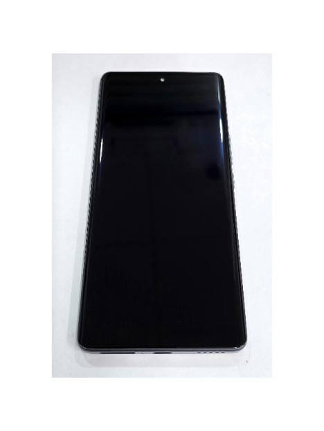 Pantalla para Vivo V40 5G mas tactil negro con marco negro calidad premium