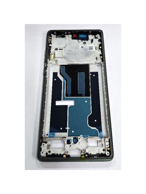 Carcasa o marco central verde para Motorola Moto G96 5G
