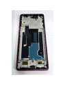 Pantalla para Motorola Edge 50 Fusion 5G XT2429 mas tactil negro con marco rojo compatible TFT