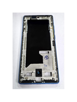 Carcasa o marco central azul oscuro para Motorola Moto G96 5G