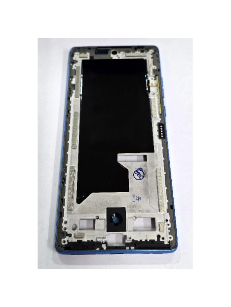 Carcasa o marco central azul oscuro para Motorola Moto G96 5G