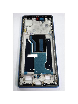 Carcasa o marco central azul oscuro para Motorola Moto G96 5G