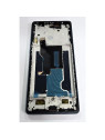Pantalla para Motorola Edge 50 Fusion 5G XT2429 mas tactil negro con marco azul oscuro compatible TFT