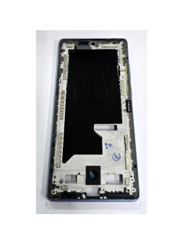 Carcasa o marco central azul claro para Motorola Moto G96 5G