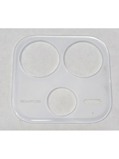 Cristal de camara grande blanco para Xiaomi Redmi Note 14 5G calidad premium
