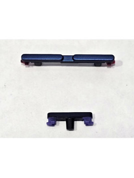 Set de botones azules para Motorola Edge 60 5G calidad premium