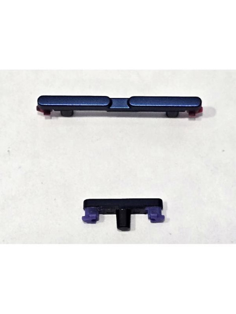 Set de botones azules para Motorola Edge 60 5G calidad premium