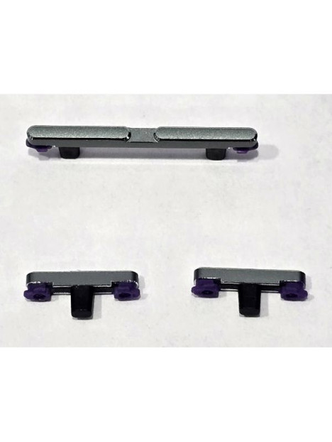 Set de botones platas para Motorola Edge 60 Pro 5G calidad premium